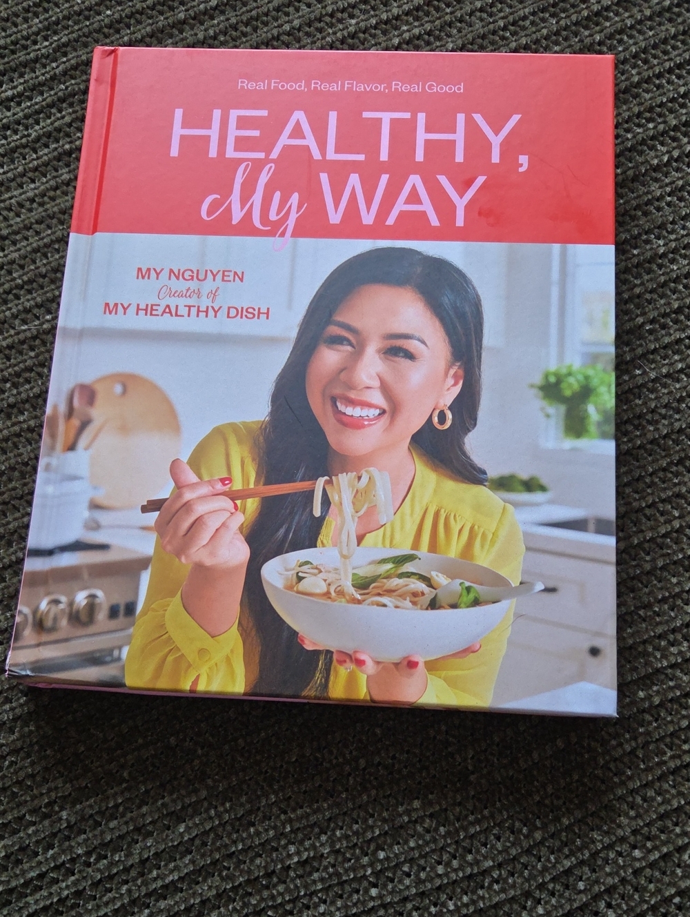 Healthy, My Way Cookbook - Coral Cover